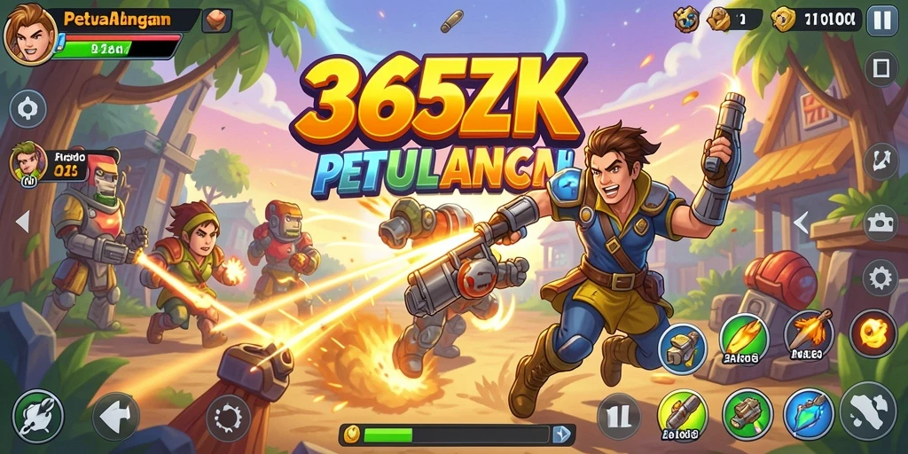 Tampilan gameplay seru dan menantang di 365ZK.