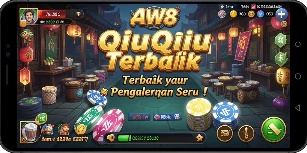 Screenshot gameplay QiuQiu AW8 yang menarik.
