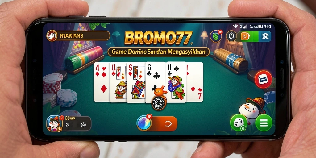 Tampilan gameplay seru dalam BROMO77 dengan pemain yang aktif.