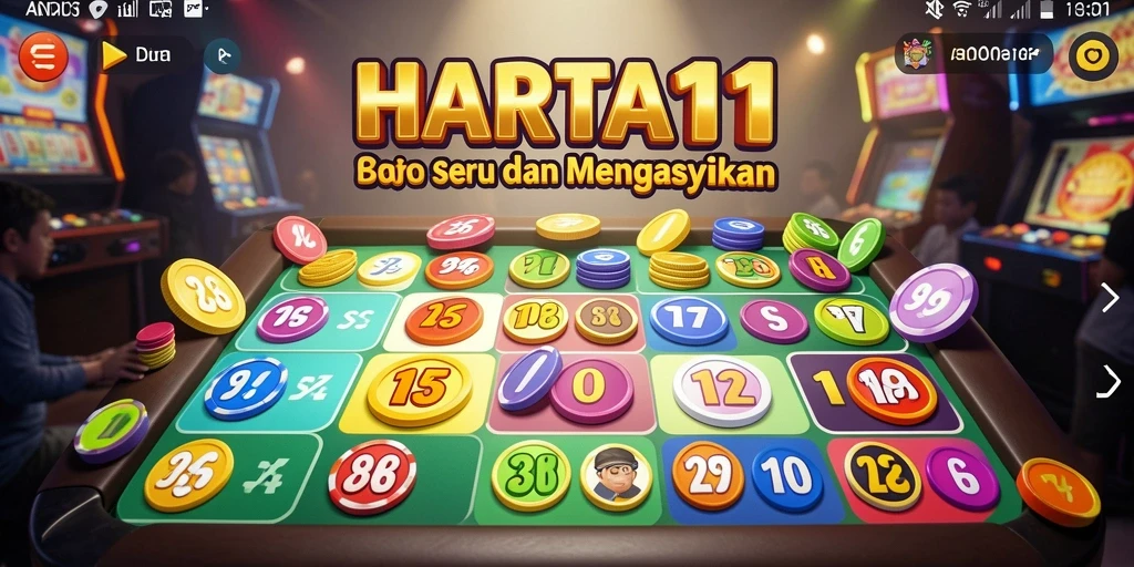Tangkapan layar HARTA11 menampilkan momen seru permainan Bingo.