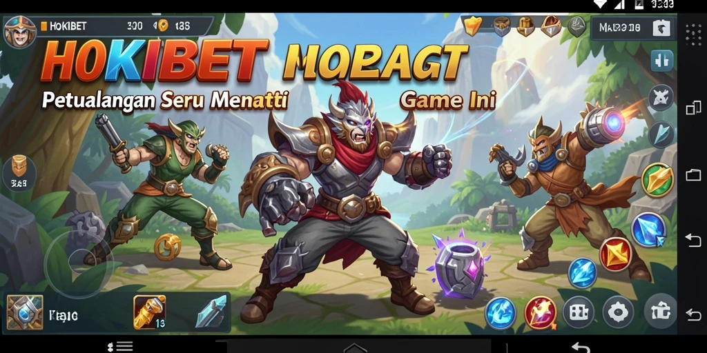 Tangkapan layar menunjukkan momen seru gameplay HOKIBET dengan pemandangan indah.