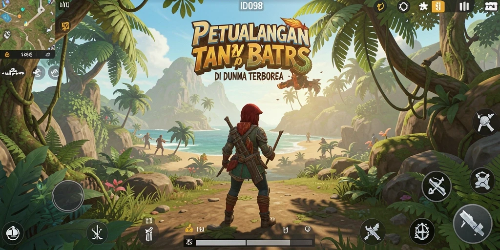 Screenshot tampilan gameplay luar biasa di dunia terbuka ID098.