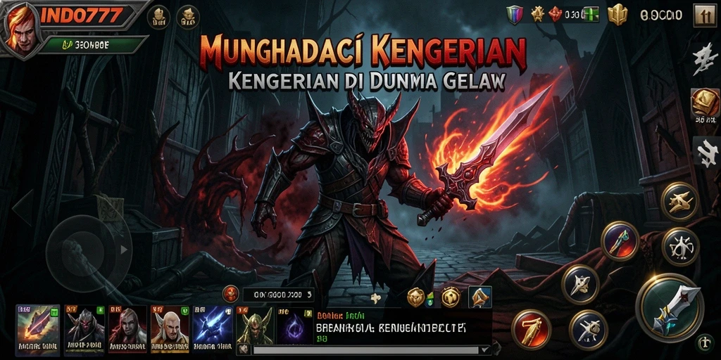 Tangkapan layar menunjukkan suasana mencekam dari gameplay INDO777.