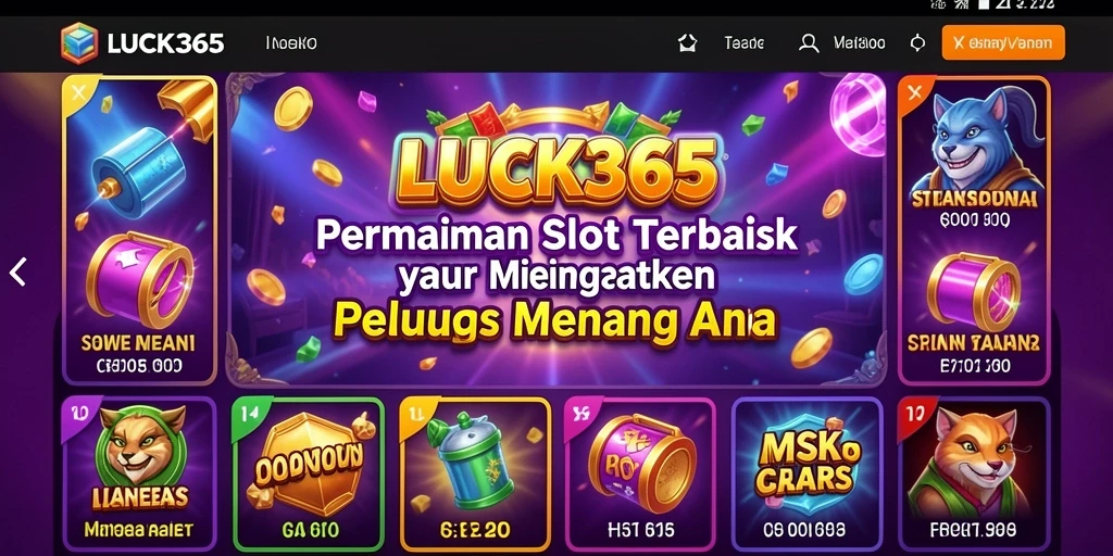 Tampilan gameplay Slot di LUCK365 yang menarik dan mengasyikkan.