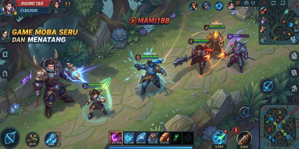 Tangkapan layar gameplay menampilkan aksi seru dalam MAMI188.