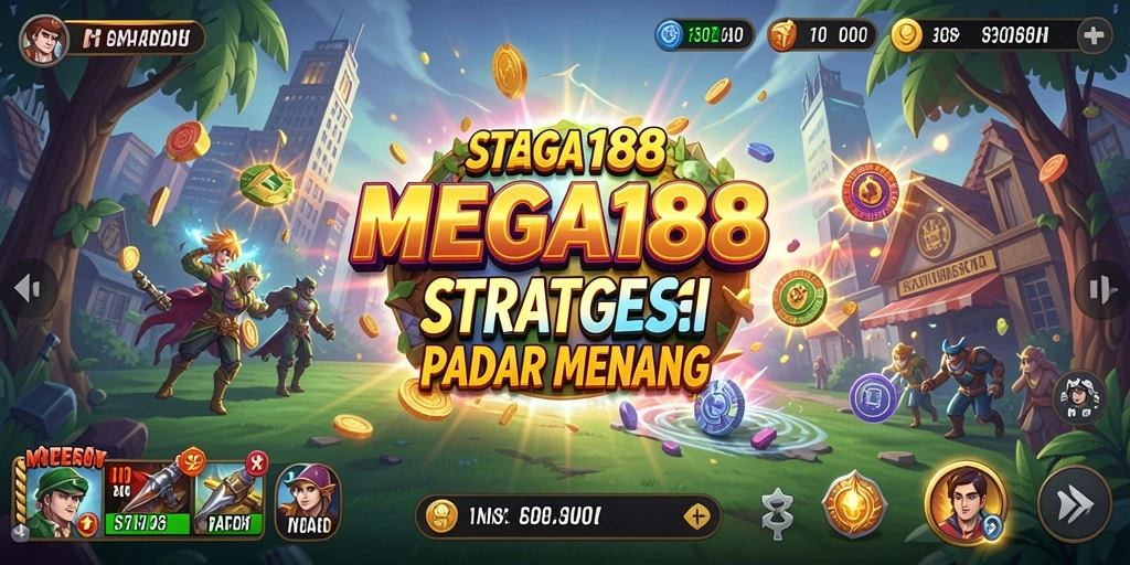 Screenshot utama MEGA188 menampilkan strategi bertempur yang mendebarkan.