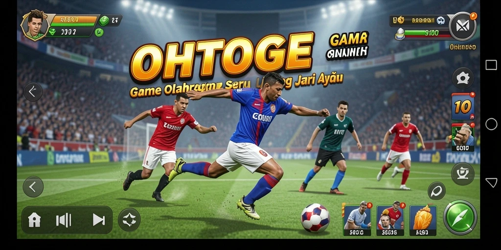 Tampilan seru gameplay OHTOGEL dengan aksi olahraga nyata.