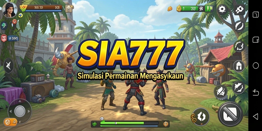 Screenshot SIA777 menampilkan gameplay simulasi yang menarik.