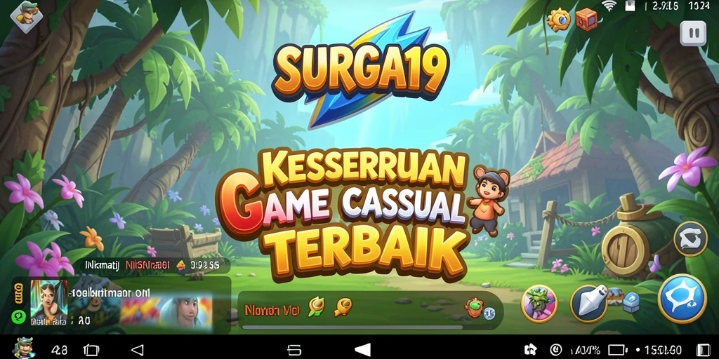 Tampilan interaktif dari gameplay SURGA19 yang mengasyikkan dan menyenangkan.