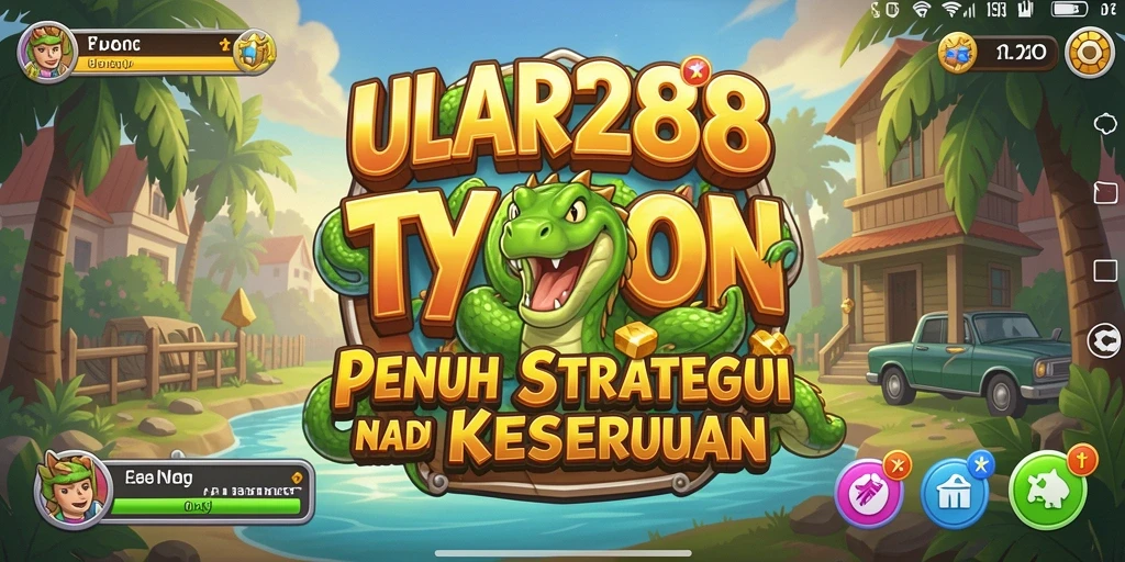 Tangkapan layar utama ULAR288 menampilkan gameplay Tycoon yang seru dan strategis.