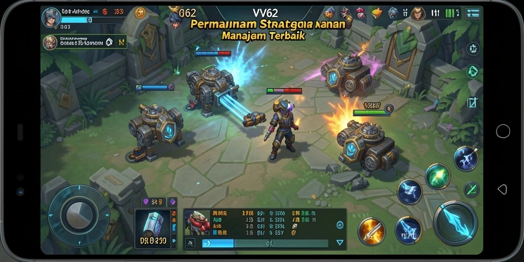 Gameplay seru di VV62 dengan strategi kompleks.